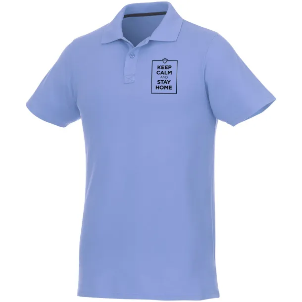 Helios short sleeve men's polo - Elevate Essentials Light blue