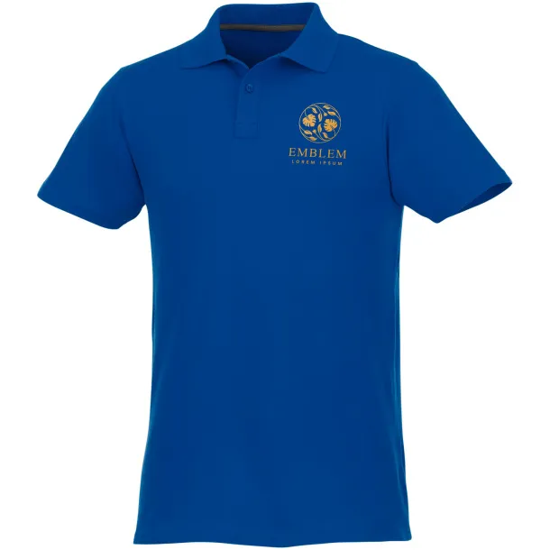 Helios short sleeve men's polo - Elevate Essentials Blue