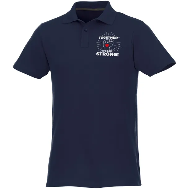 Helios short sleeve men's polo - Elevate Essentials Navy Blue