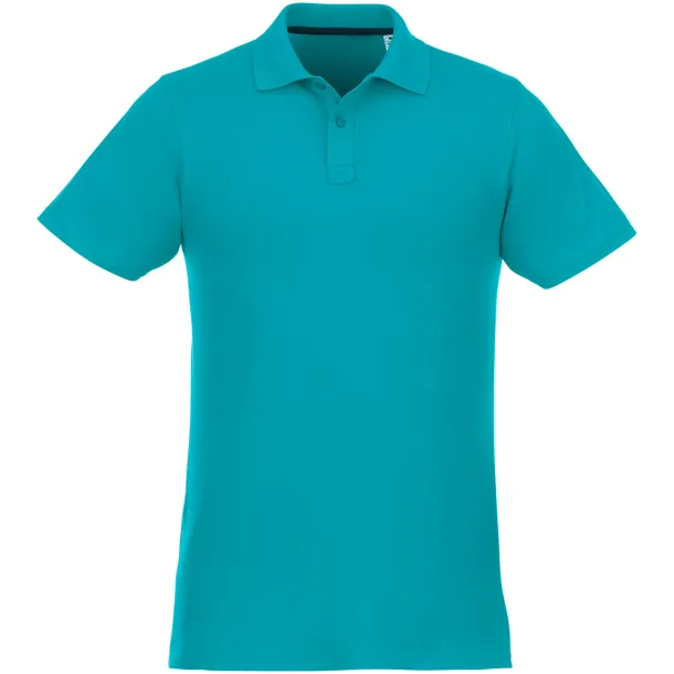 Helios short sleeve men's polo - Elevate Essentials Aqua