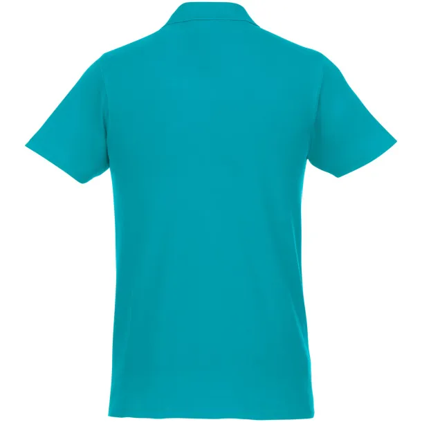 Helios short sleeve men's polo - Elevate Essentials Aqua