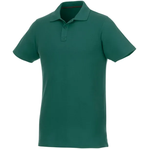 Helios short sleeve men's polo - Elevate Essentials Šumski zelena