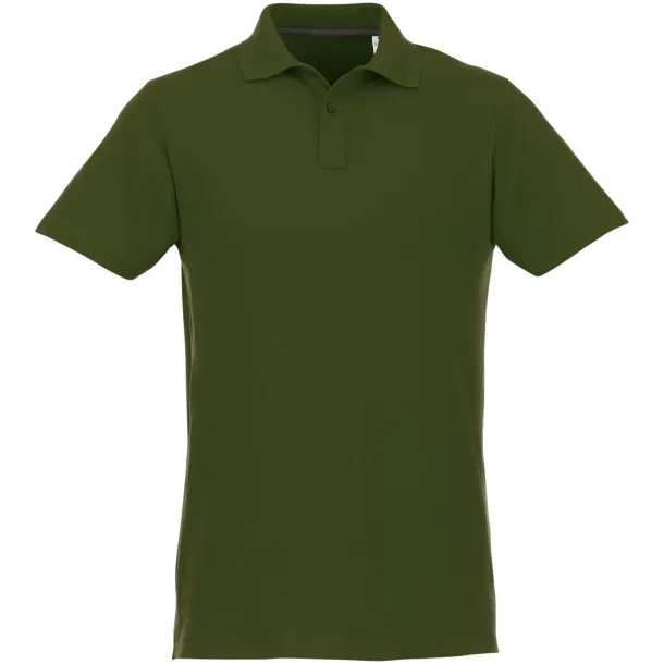 Helios short sleeve men's polo - Elevate Essentials Army green