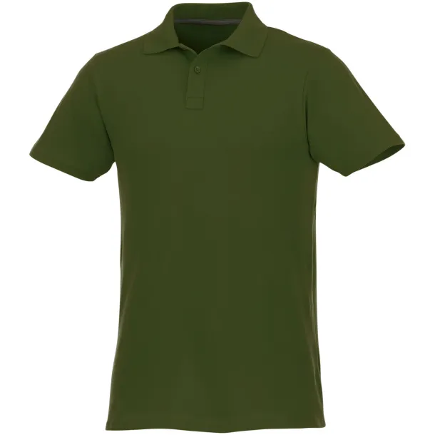 Helios short sleeve men's polo - Elevate Essentials Army green