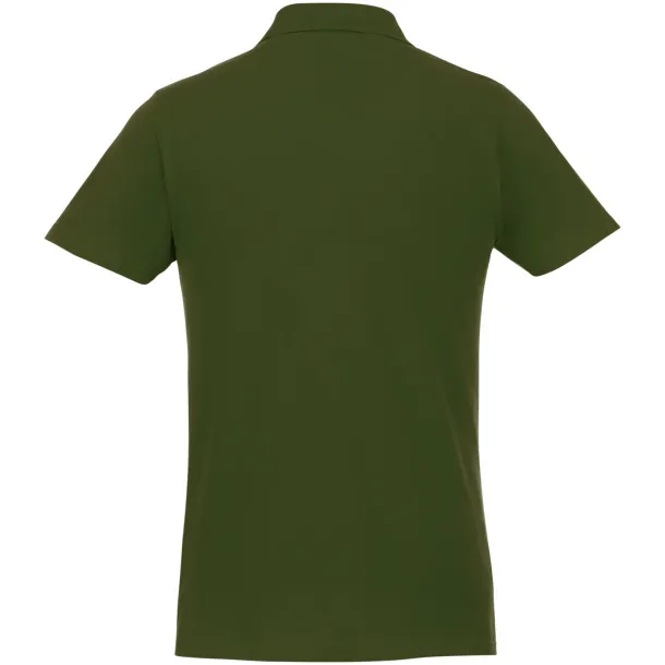 Helios short sleeve men's polo - Elevate Essentials Army green