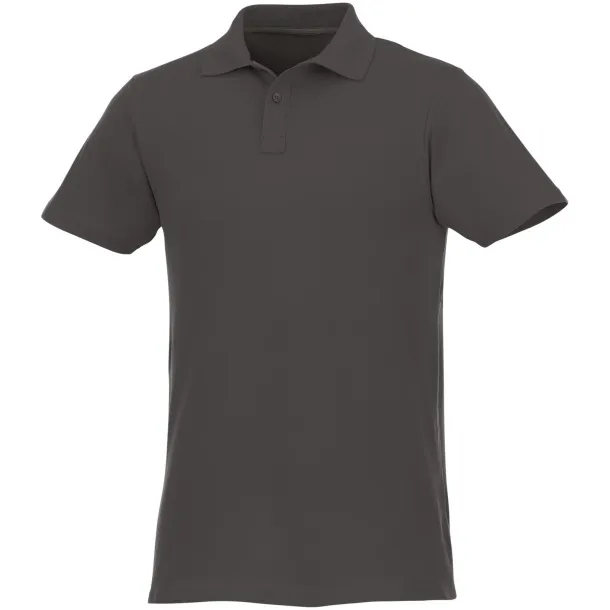 Helios short sleeve men's polo - Elevate Essentials Storm grey