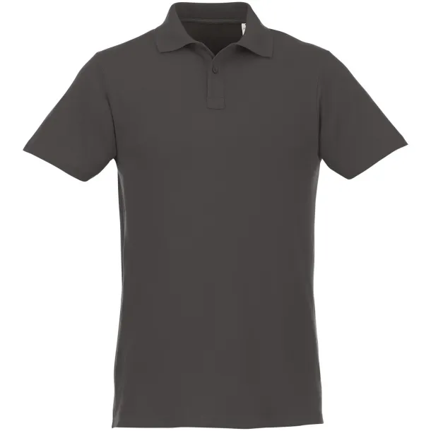 Helios short sleeve men's polo - Elevate Essentials Storm grey