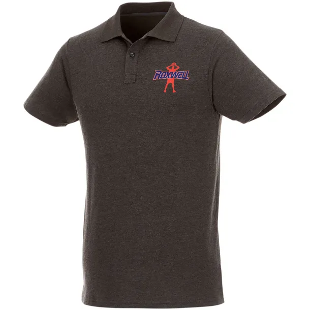 Helios short sleeve men's polo - Elevate Essentials Charcoal