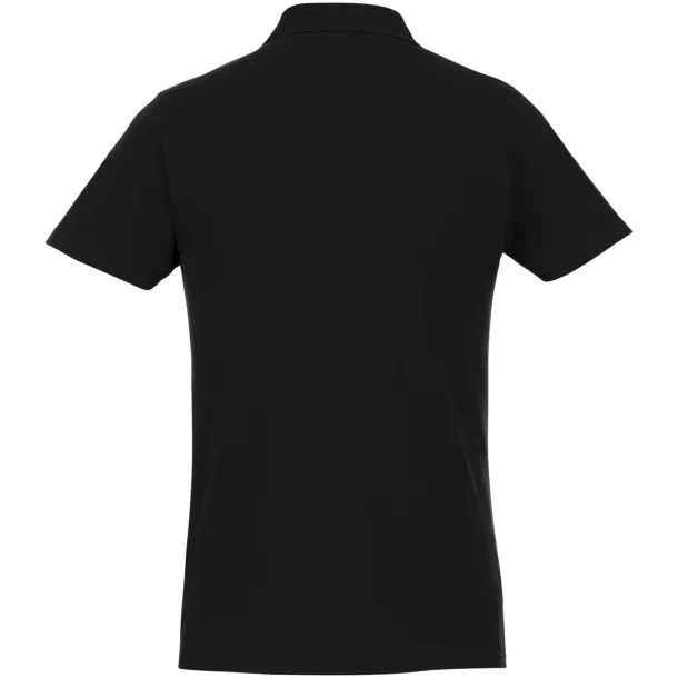 Helios short sleeve men's polo - Elevate Essentials Solid black