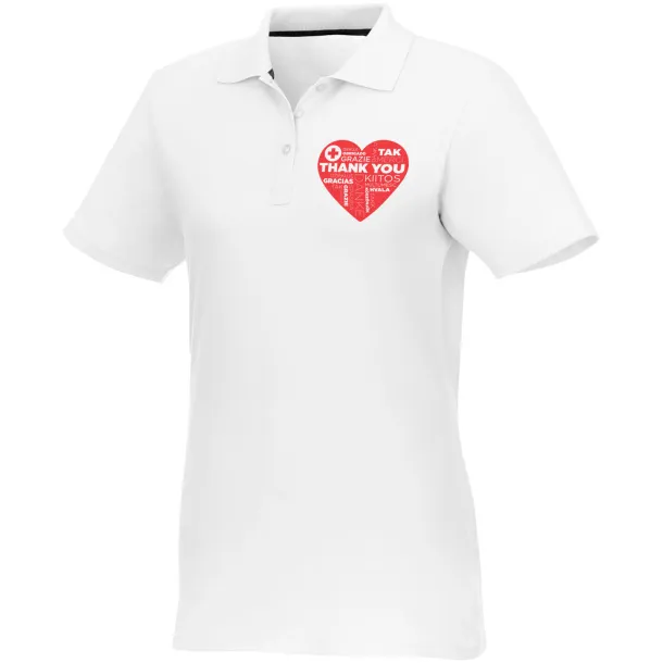 Helios short sleeve women's polo - Elevate Essentials White