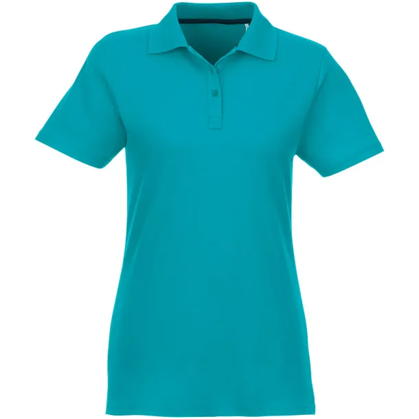 Helios short sleeve women's polo - Elevate Essentials Aqua