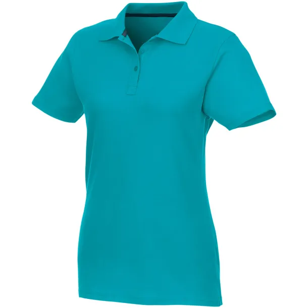 Helios short sleeve women's polo - Elevate Essentials Aqua