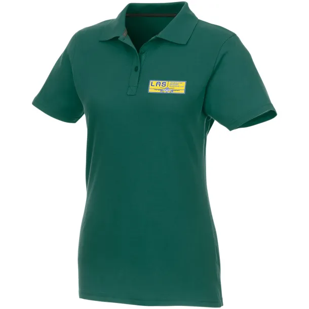 Helios short sleeve women's polo - Elevate Essentials Forest green