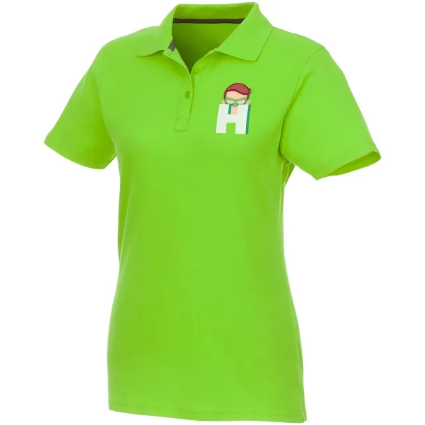 Helios short sleeve women's polo - Elevate Essentials Apple Green