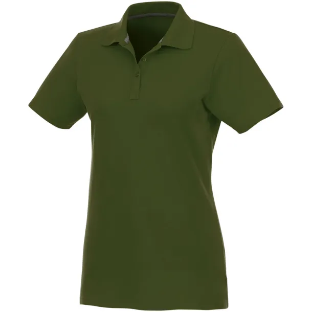 Helios short sleeve women's polo - Elevate Essentials Army green