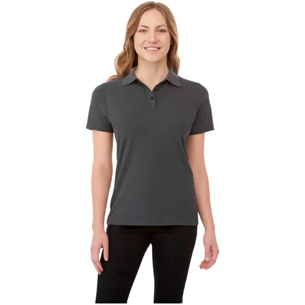 Helios short sleeve women's polo - Elevate Essentials Storm grey