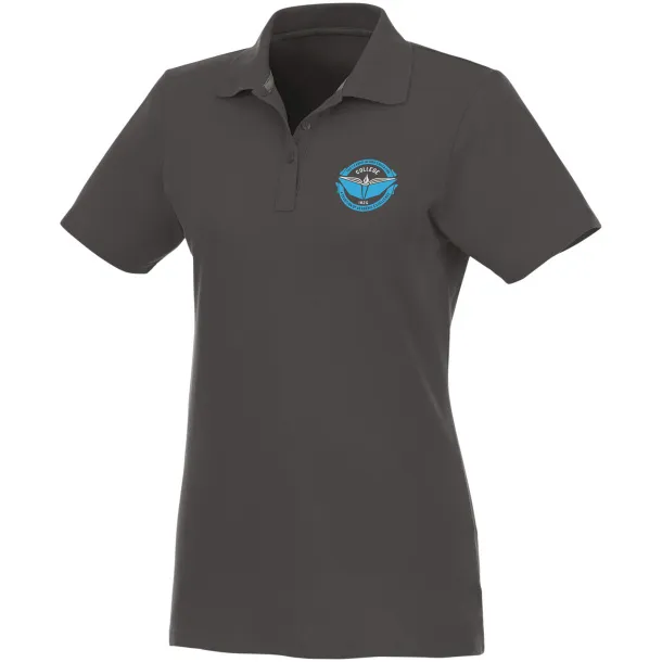 Helios short sleeve women's polo - Elevate Essentials Storm grey