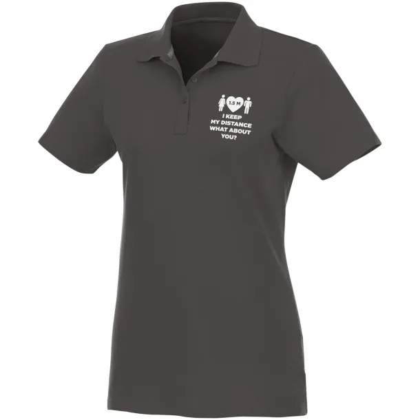 Helios short sleeve women's polo - Elevate Essentials Storm grey