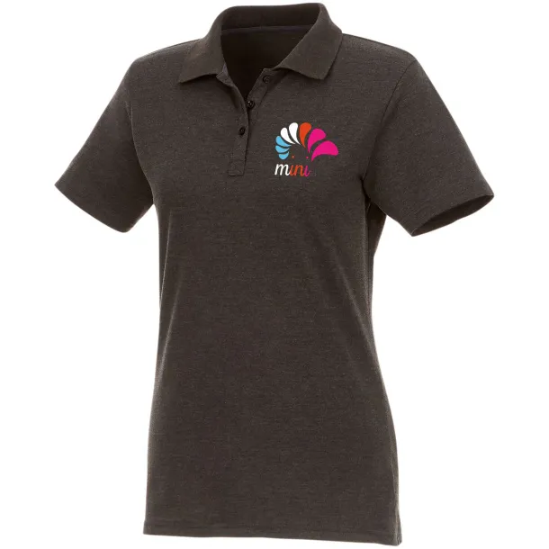 Helios short sleeve women's polo - Elevate Essentials Charcoal