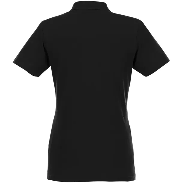 Helios short sleeve women's polo - Elevate Essentials Solid black