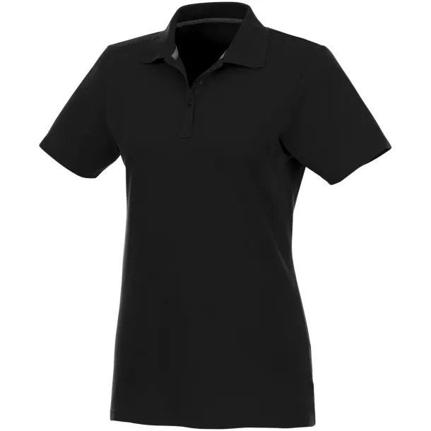 Helios short sleeve women's polo - Elevate Essentials Solid black