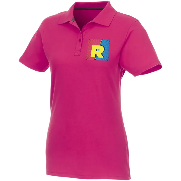 Helios short sleeve women's polo - Elevate Essentials Magenta