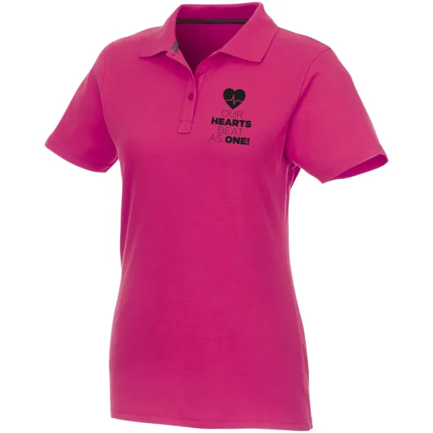 Helios short sleeve women's polo - Elevate Essentials Magenta