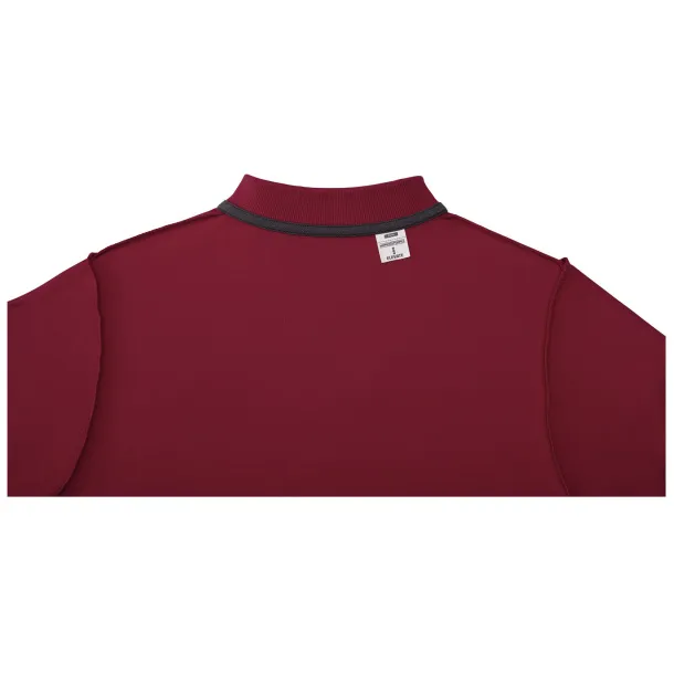 Helios short sleeve women's polo - Elevate Essentials Burgundy