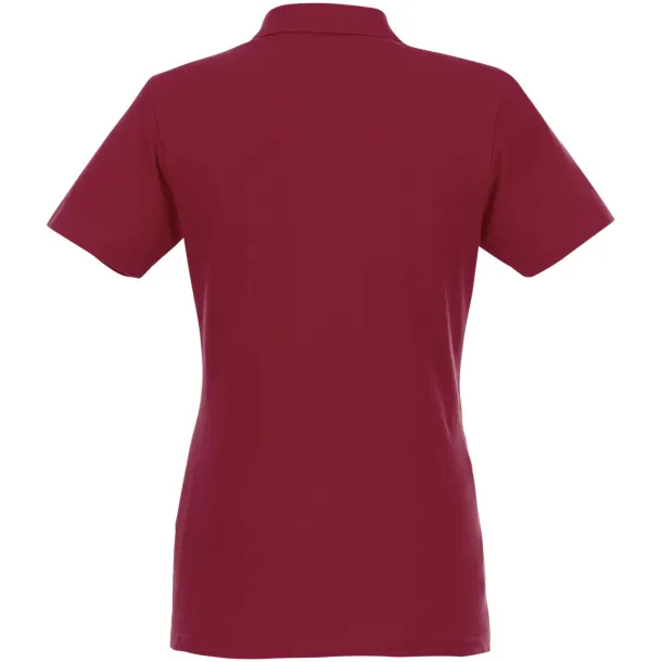 Helios short sleeve women's polo - Elevate Essentials Burgundy