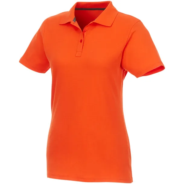 Helios short sleeve women's polo - Elevate Essentials Orange