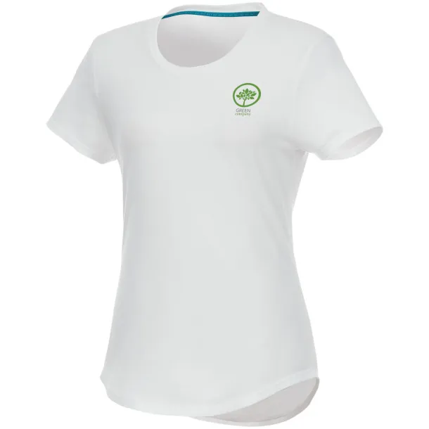 Jade short sleeve women's GRS recycled t-shirt - Elevate NXT White