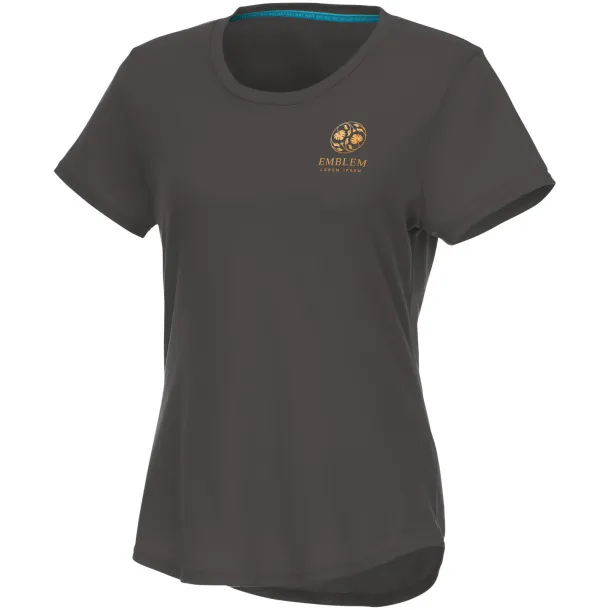 Jade short sleeve women's GRS recycled t-shirt - Elevate NXT Storm grey