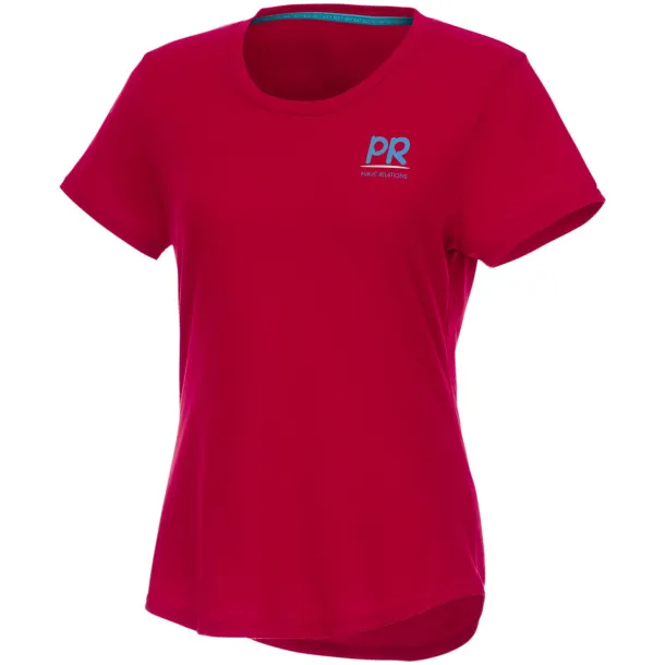 Jade short sleeve women's GRS recycled t-shirt - Elevate NXT Red