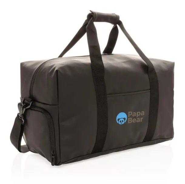  Smooth PU weekend duffel - XD Collection Black 