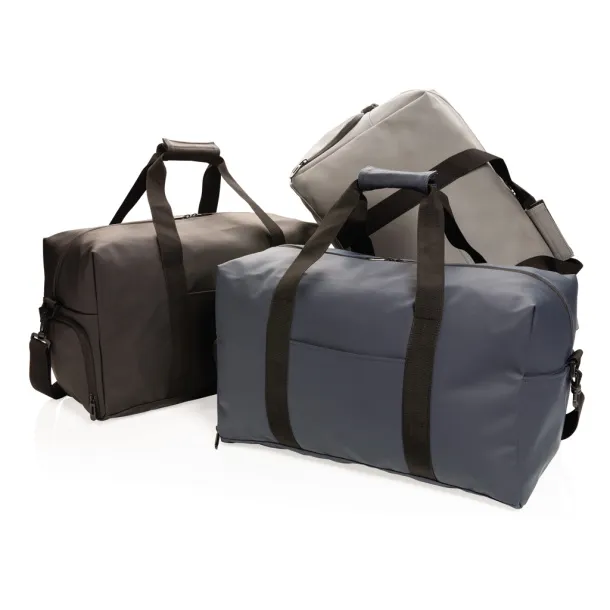  Smooth PU weekend duffel - XD Collection Black 