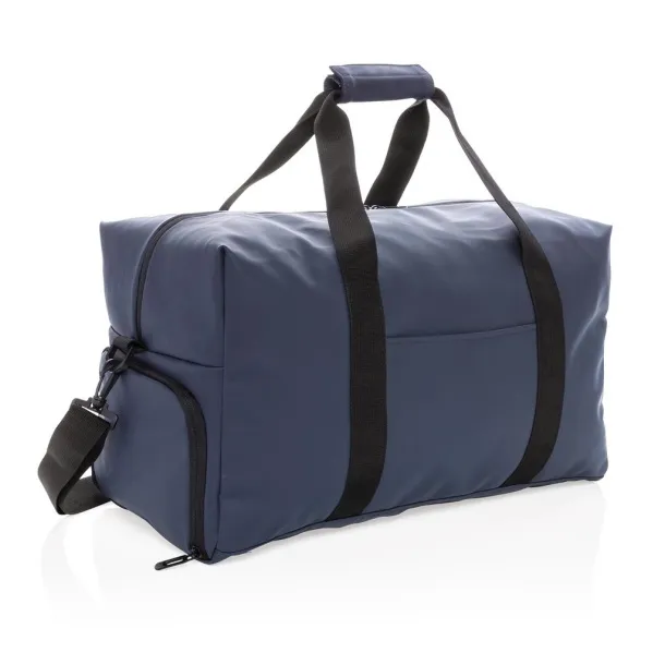  Smooth PU weekend duffel - XD Collection Navy blue 