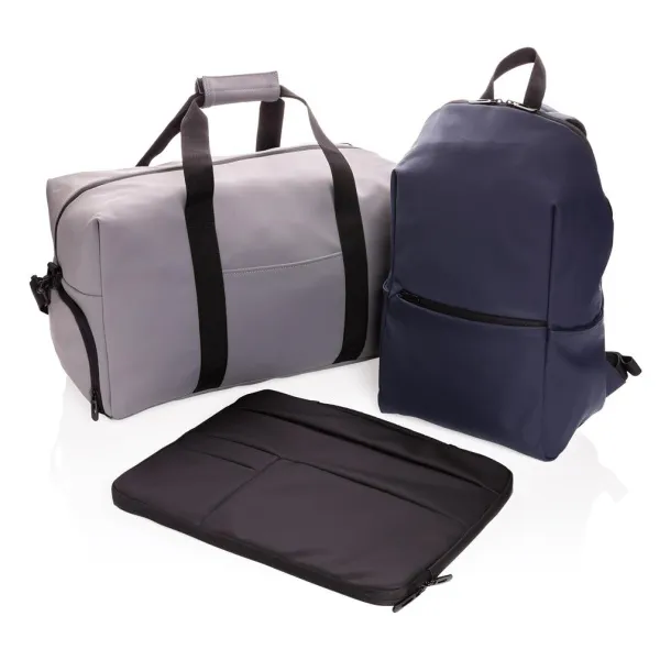  Smooth PU weekend duffel - XD Collection Siva