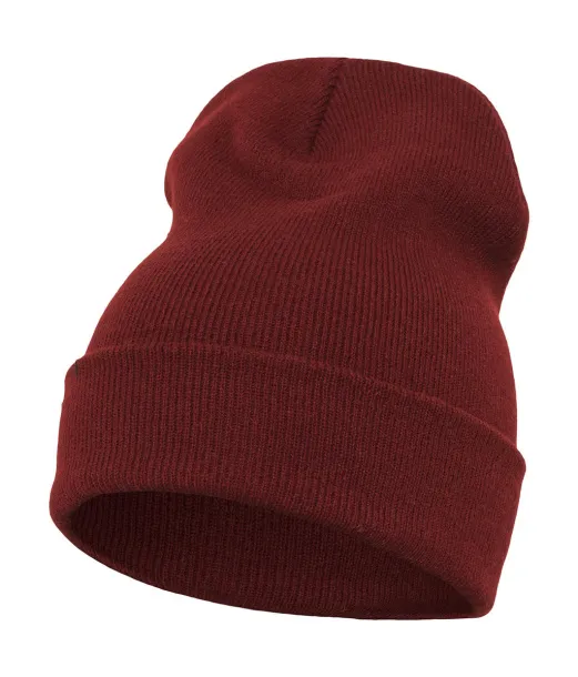  Heavyweight Long Beanie - Flexfit Maroon