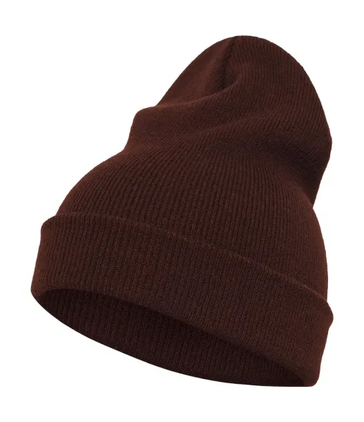  Heavyweight Long Beanie - Flexfit Brown