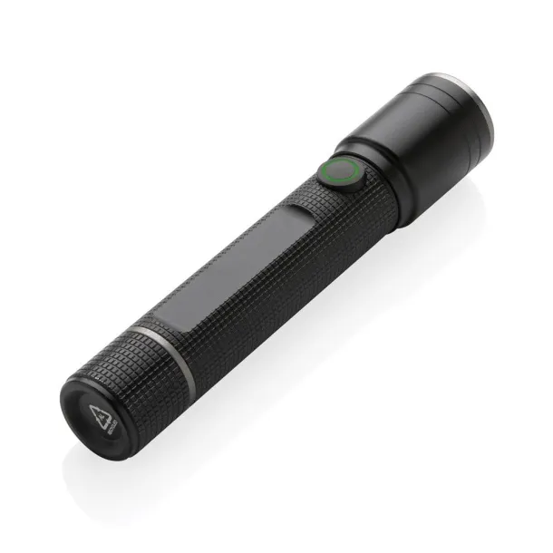  Gear X RCS recycled aluminum USB-rechargeable torch - GearX Black 