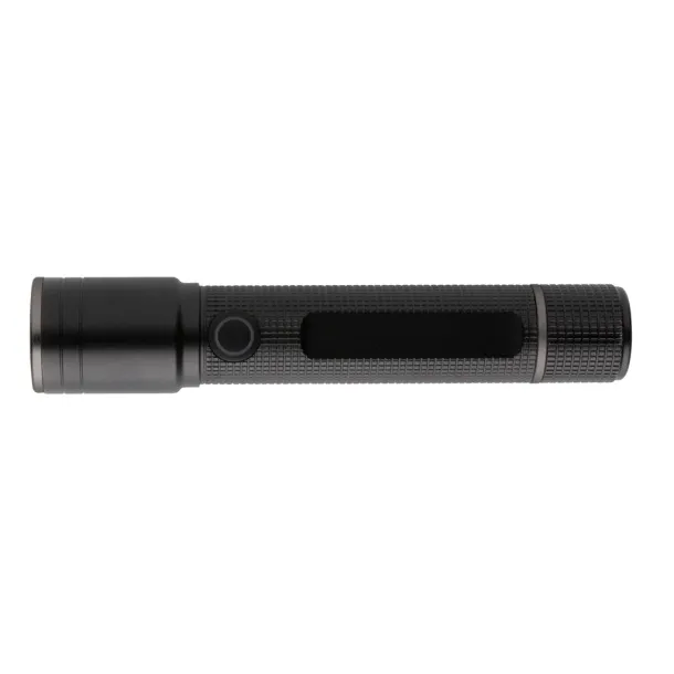  Gear X RCS recycled aluminum USB-rechargeable torch - GearX Black 