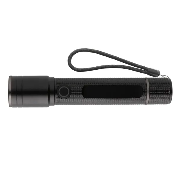  Gear X RCS recycled aluminum USB-rechargeable torch - GearX Black 