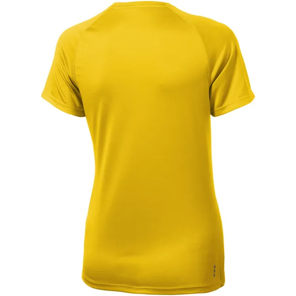 Niagara ženska majica kratkih rukava cool fit, 145 g/m² - Elevate Life Žuta