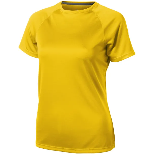 Niagara ženska majica kratkih rukava cool fit, 145 g/m² - Elevate Life Žuta