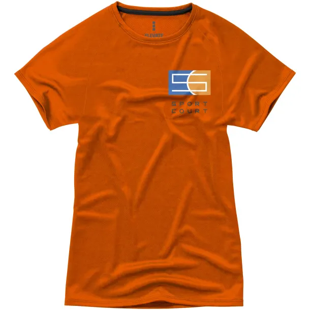 Niagara short sleeve women's cool fit t-shirt - Elevate Life Orange