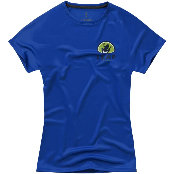 Niagara short sleeve women's cool fit t-shirt - Elevate Life Blue