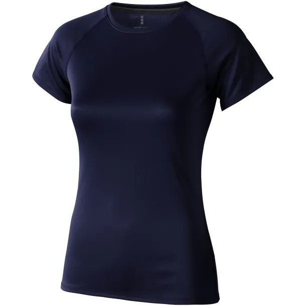 Niagara short sleeve women's cool fit t-shirt - Elevate Life Navy Blue