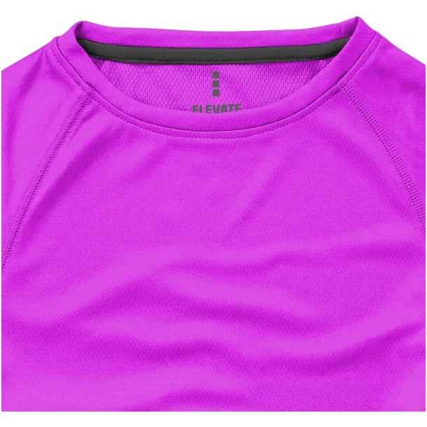 Niagara ženska majica kratkih rukava cool fit, 145 g/m² - Elevate Life Neonski roza