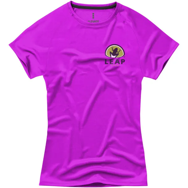 Niagara short sleeve women's cool fit t-shirt - Elevate Life Neon Pink