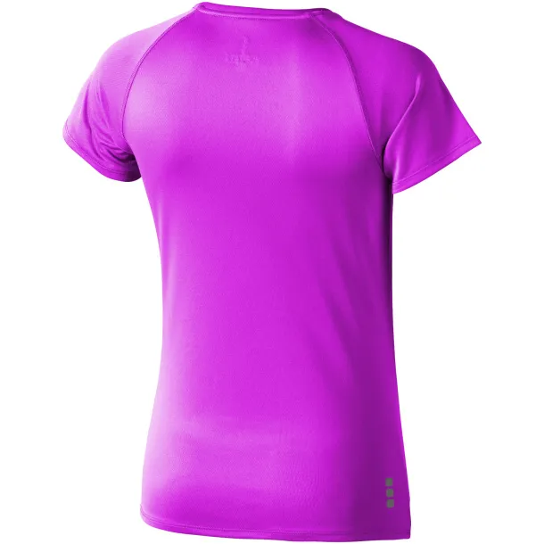 Niagara ženska majica kratkih rukava cool fit, 145 g/m² - Elevate Life Neonski roza